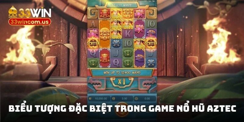 Biểu tượng đặc biệt trong game nổ hũ Aztec của 33win