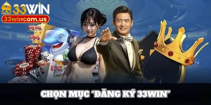 Chọn mục “Đăng ký” để bắt đầu tạo tài khoản nhà cái