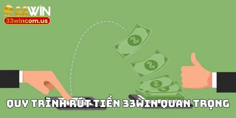 Quy trình rút tiền 33WIN quan trọng